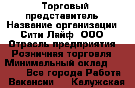 Торговый представитель › Название организации ­ Сити Лайф, ООО › Отрасль предприятия ­ Розничная торговля › Минимальный оклад ­ 45 000 - Все города Работа » Вакансии   . Калужская обл.,Калуга г.